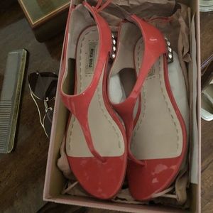 MiuMiu Authentic lightly worn. Fits 6 or 61/2 box